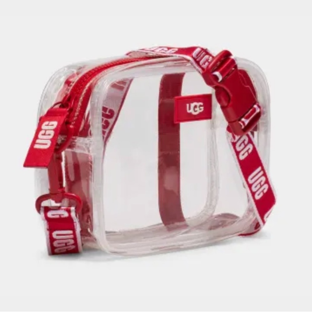 NWT UGG Janey II Transparent (3 in 1) Red Crossbody - Picture 5 of 11